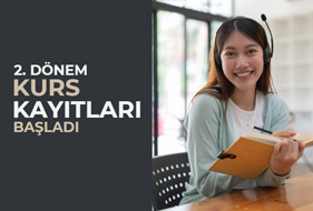 2. Dönem Kurs Kayıtlarımız Başladı